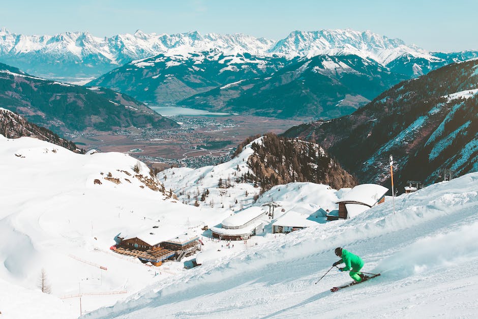 Skiläufer für mittelmäßige Fahrer